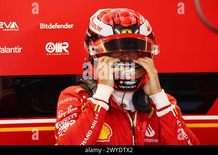 Suzuka, Japan. April 2024. Charles Leclerc (MON) Ferrari. 06.04.2024. Formel-1-Weltmeisterschaft, Rd 4, Großer Preis Von Japan, Suzuka, Japan, Qualifizierender Tag. Das Foto sollte lauten: XPB/Alamy Live News. Stockfoto