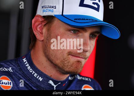 Suzuka, Japan. April 2024. Logan Sargeant (USA) Williams Racing. Formel-1-Weltmeisterschaft, Rd 4, großer Preis von Japan, Samstag, 6. April 2024. Suzuka, Japan. Quelle: James Moy/Alamy Live News Stockfoto