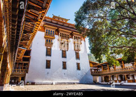 Punakha Dzong, Bhutan. Ist das Verwaltungszentrum des Distrikts Punakha. Stockfoto