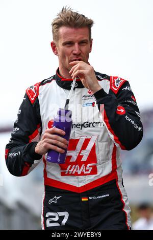 Suzuka, Japan. April 2024. Nico Hulkenberg (GER) Haas F1 Team. Formel-1-Weltmeisterschaft, Rd 4, großer Preis von Japan, Samstag, 6. April 2024. Suzuka, Japan. Quelle: James Moy/Alamy Live News Stockfoto