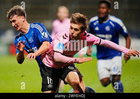 April 2024, Lyngby, Dänemark. Superligakampen mellem Lyngby Boldklub og ob i Lyngby fredag den 5. april 2024. Quelle: Ritzau/Alamy Live News Stockfoto