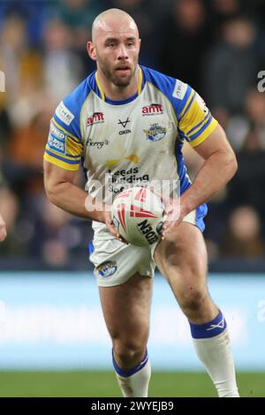 Leeds, Großbritannien. April 2024. AMT Headingley Rugby Stadium, Leeds, West Yorkshire, 5. April 2024. Betfred Super League Leeds Rhinos gegen Warrington Wolves Matt Frawley of Leeds Rhinos Credit: Touchlinepics/Alamy Live News Stockfoto