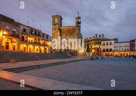 Plaza Mayor, Trujillo, Extremadura, Spanien Stockfoto