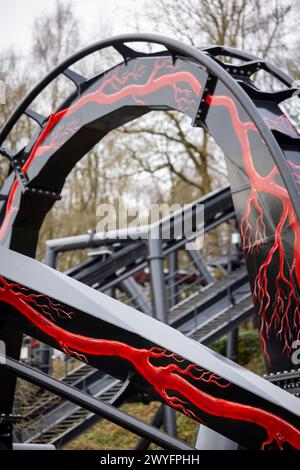 Nemesis, Alton Towers 2024 Stockfoto