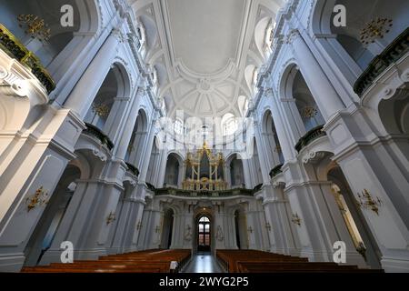 Dresden, Deutschland - 9. Juli 2023: Kathedrale Sanctissimae Trinitatis (Kathedrale Sanctissimae Trinitatis) Stockfoto