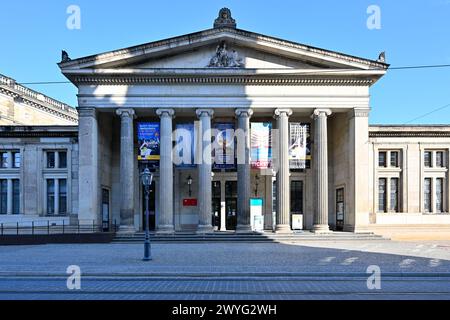 Dresden, Deutschland - 9. Juli 2023: Altstadtwache, Altstadtwache, Schinkelwache, Dresden, Sachsen Deutschland Stockfoto