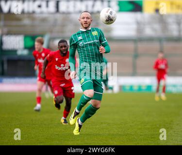 Rhys Murphy aus Yeovil Town während des National League South Matches im Huish Park Stadium, Yeovil Bild von Martin Edwards/ 07880 707878 Stockfoto