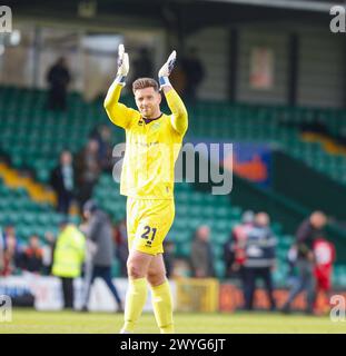 Joe Day of Yeovil Town nach dem Spiel der National League South im Huish Park Stadium, Yeovil Bild von Martin Edwards/ 07880 707878 Stockfoto