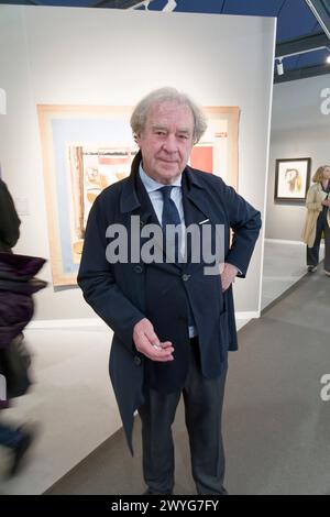 Paris, Frankreich. April 2024. Jean-Michel Wilmotte, Art Paris Fair Preview 2024 am 03. April 2024 in Paris, Frankreich. Art Paris Fair. Stockfoto