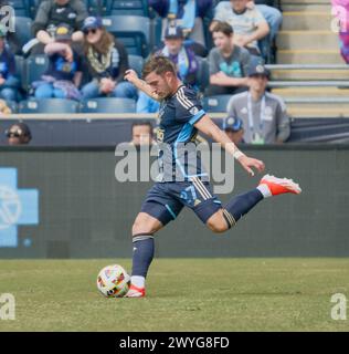 CHESTER, PA, USA - 30. MÄRZ 2024 - MLS-Spiel zwischen Philadelphia Union und Minnesota United FC im Subaru Park. Stockfoto