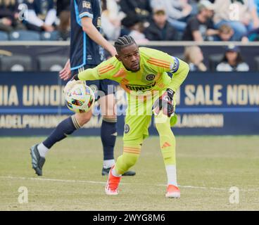CHESTER, PA, USA - 30. MÄRZ 2024 - MLS-Spiel zwischen Philadelphia Union und Minnesota United FC im Subaru Park. Stockfoto