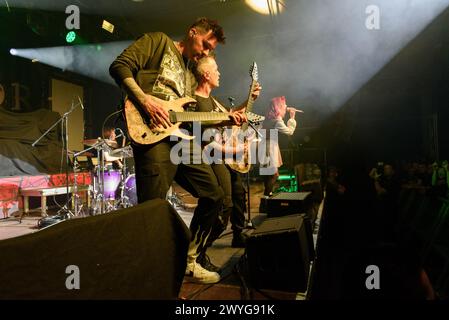 München, Deutschland. April 2024. München, 5. April 2024: ANKOR auf der Bühne in der Tonhalle, München. (Sven Beyrich/SPP) Credit: SPP Sport Press Photo. /Alamy Live News Stockfoto