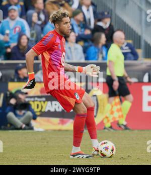 CHESTER, PA, USA - 30. MÄRZ 2024 - MLS-Spiel zwischen Philadelphia Union und Minnesota United FC im Subaru Park. Stockfoto