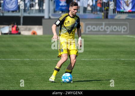 Marco D’Alessandro vom Pisa Sporting Club 1909 während des italienischen Fußballspiels der Serie B zwischen Brescia Calcio FC und Pisa SC 1909 in Mario Stockfoto