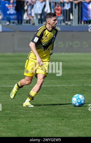 Marco D’Alessandro vom Pisa Sporting Club 1909 während des italienischen Fußballspiels der Serie B zwischen Brescia Calcio FC und Pisa SC 1909 in Mario Stockfoto