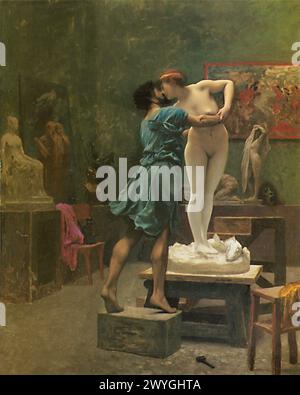 Pygmalion und Galatea, um 1890 Jean-Léon Gérôme Stockfoto