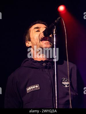 Liam Gallagher und John Squire treten am 6. April 2024 live in einem Konzert im Fabrique in Mailand auf Stockfoto