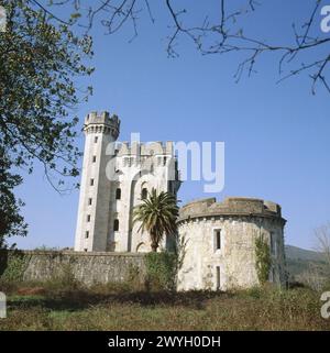 Schloss Arteaga. Biskaya, Baskenland, Spanien. Stockfoto