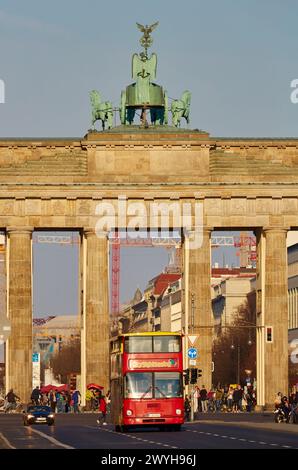 Brandenburger Tor, Berlin, Deutschland. Stockfoto