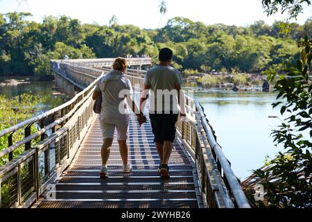 Nationalpark Iguazú Falls. Misiones Argentinien. Iguaçu. Paraná. Brasilien. Stockfoto