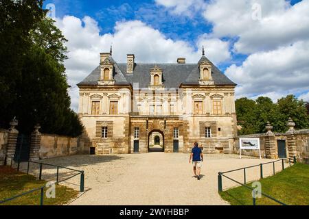 Schloss, Château de Tanlay, Tanlay, Yonne, Bourgogne, Burgund, Frankreich, Europa. Stockfoto