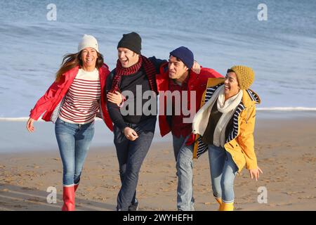 Lifestyles, Hendaya Beach. Stockfoto