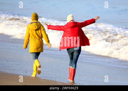 Lifestyles, Hendaya Beach. Stockfoto