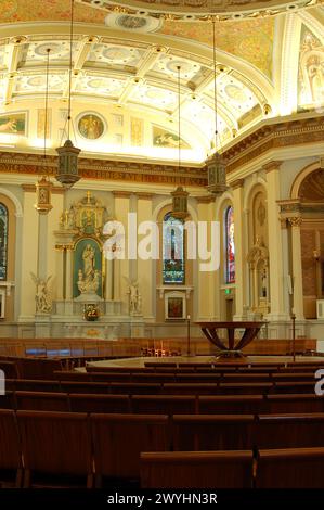 Das Innere der St. Josephs Cathedral in San Jose, Kalifornien, ist Sitz der katholischen Erzdiözese in der Gegend Stockfoto