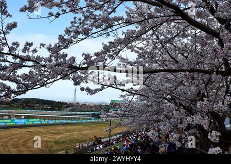 Suzuka, Japan. April 2024. Kevin Magnussen (DEN) Haas VF-24. 07.04.2024. Formel-1-Weltmeisterschaft, Rd 4, Großer Preis Von Japan, Suzuka, Japan, Wettkampftag. Das Foto sollte lauten: XPB/Alamy Live News. Stockfoto