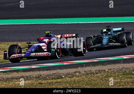 Suzuka, Japan. April 2024. Yuki Tsunoda (JPN) RB VCARB 01. 07.04.2024. Formel-1-Weltmeisterschaft, Rd 4, Großer Preis Von Japan, Suzuka, Japan, Wettkampftag. Das Foto sollte lauten: XPB/Alamy Live News. Stockfoto