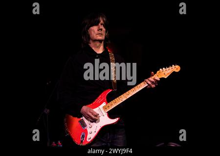 Mailand, Italien. April 2024. John Squire tritt live im Konzert bei Fabrique in Mailand auf Credit: SOPA Images Limited/Alamy Live News Stockfoto