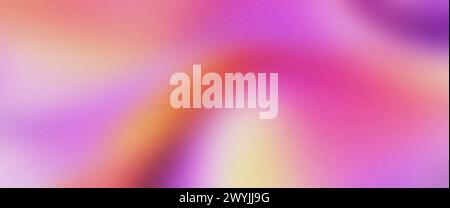 Rosafarbener verlaufender Hintergrund. Dunkel körnig, abstrakt, Wellen, Rauschen, Kopierraum. Poster Banner im Hintergrund Stockfoto