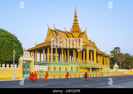 Kambodscha, Phnom Penh, Preah Tinang Chan Chhaya Pavillon des Königspalastes Stockfoto