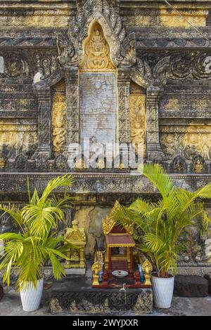 Kambodscha, Provinz Kandal, Oudong, ehemalige Hauptstadt Kambodschas für fast 250 Jahre bis 1866 und monumentale königliche Nekropole auf einem Hügel verstreut Stockfoto