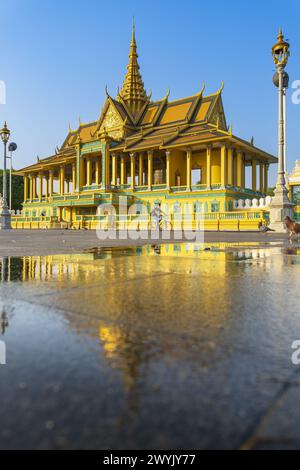 Kambodscha, Phnom Penh, Preah Tinang Chan Chhaya Pavillon des Königspalastes Stockfoto