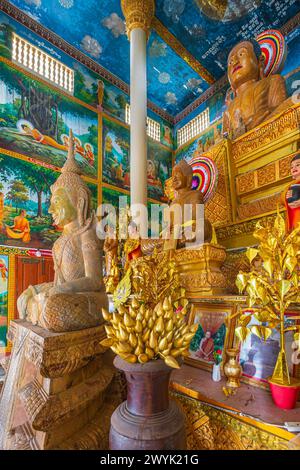 Kambodscha, Provinz Kep, Kep Searesort, Wat (oder Pagoda) Samathi Stockfoto
