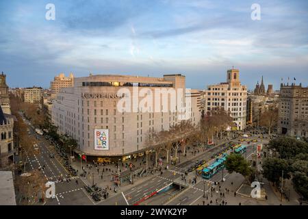 Spanien, Katalonien, Barcelona, Viertel Eixample, Platz Catalonia (Placa de Catalunya), Kaufhaus El Corte Ingles Stockfoto