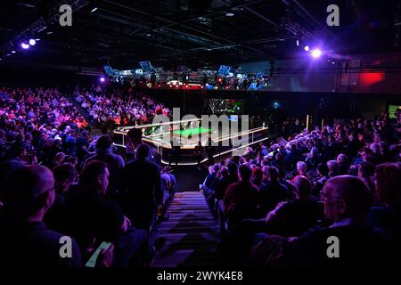 Manchester, Großbritannien. April 2024. Eine allgemeine Ansicht von Manchester Central vor dem Finale der Johnstone's Paint Tour Championship in Manchester Central, Manchester, Vereinigtes Königreich, 7. April 2024 (Foto: Cody Froggatt/News Images) in Manchester, Vereinigtes Königreich am 7. April 2024. (Foto: Cody Froggatt/News Images/SIPA USA) Credit: SIPA USA/Alamy Live News Stockfoto