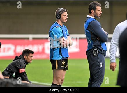 Montpellier, Frankreich. April 2024. © PHOTOPQR/LE MIDI LIBRE/JEAN MICHEL MART ; MONTPELLIER ; 07/04/2024 ; MONTPELLIER/GGL STADIUM/RUGBY CHALLENGE CUP MONTPELLIER MHR/ULSTER LE 07 04 2024 /BOUTHIER RUGBY CHALLENGE CUP AM 7. APRIL 2024 LE 07 04 2024 CREDIT: MAXPPP/ALAMY LIVE NEWS Stockfoto