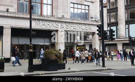 Marks & Spencer Store in der Oxford Street, London Stockfoto