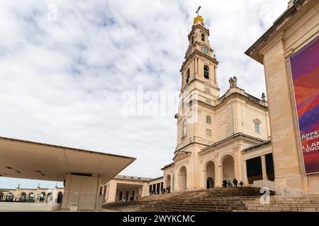 Santuário de Fátima, Dorf Fatima, Portugal. Stockfoto