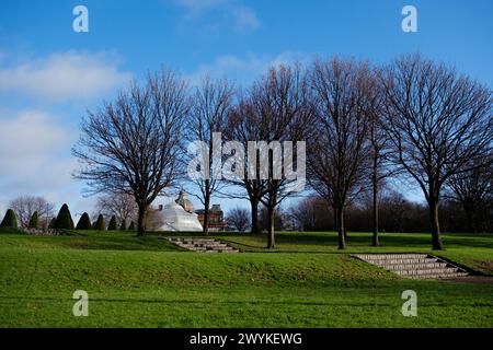 Glasgow Schottland: 12. Februar 2024: Glasgow People's Palace Glasgow Green Stockfoto