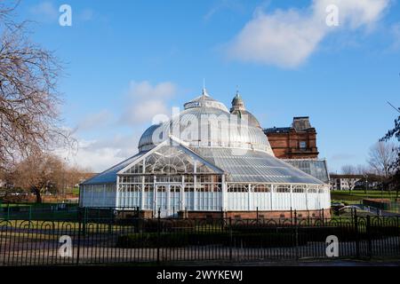 Glasgow Schottland: 12. Februar 2024: Glasgow People's Palace Glasgow Green Stockfoto