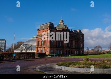 Glasgow Schottland: 12. Februar 2024: Glasgow People's Palace Glasgow Green Stockfoto