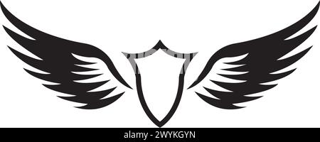 Wing Logo Vorlage Vektor Symbol Illustration Design Stock Vektor