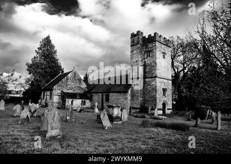 St Michael and All Angels Church, Llantarnam, Cwmbran, Wales, UK Stockfoto