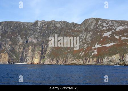 Sea Cliffs Ireland Slieve League Range County Donegal Irland. Stockfoto