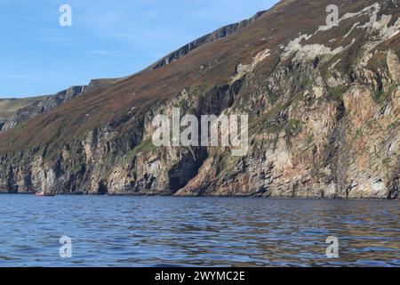 Nördliches Ende der Klippen Slieve League County Donegal Irland. Stockfoto