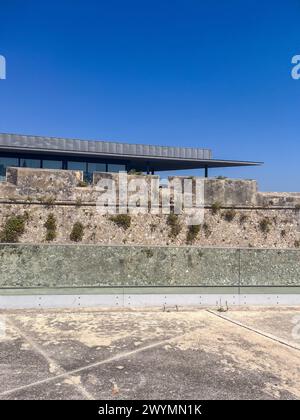 Lissabon, Portugal, Sommer, Straßen, farbenfrohe Gebäude, Cascais Gegend, alleinreisender auf einem exotischen Urlaub Stockfoto