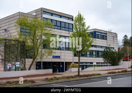 Wezembeek - Oppem, Flämisch Brabant, Belgien, 30. März 2024 - der Campus der internationalen Deutschen Schule in Brüssel Stockfoto